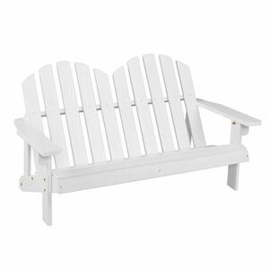 2 személyes adirondack szék gyerekeknek, fehér kép