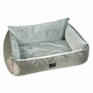Ezüstszínű fekhely kutyáknak 120x85 cm Dog Fantasy Lux Platinum – Plaček Pet Products kép