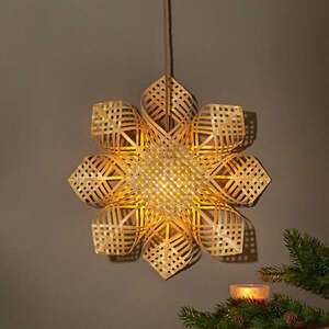 LED bambusz csillag kép
