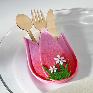 Evőeszköztartó zseb Tulipán kép