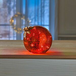 LED üveggömb hópehely kép