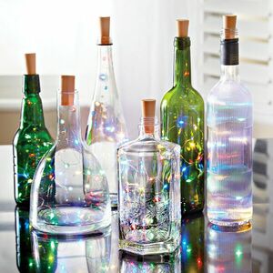 6 üvegből készült fénylánc kép