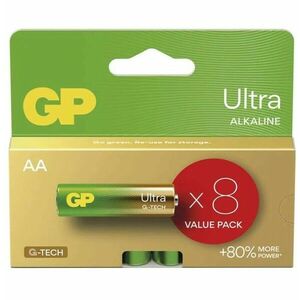 8 db GP alkáli ceruzaelem ULTRA kép