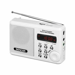 Hordozható rádió USB/MP3 SENCOR SRD 215 W kép