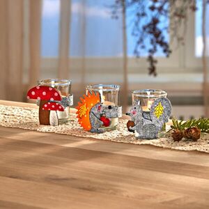 Tea gyertyatartó Őszi hírnökök kép