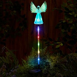 LED napelemes angyalka kép