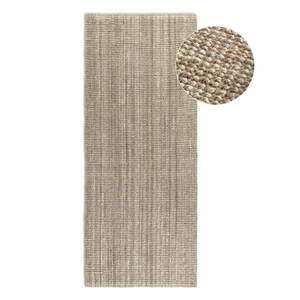 Szürkésbarna juta futószőnyeg 80x200 cm Bouclé – Hanse Home kép