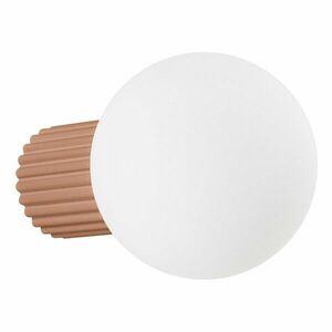 Világosbarna fali lámpa ø 12 cm Orbital – Sollux kép
