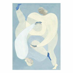 Poszter 50x70 cm Hold You - Blue – Sofia Lind – The Poster Club kép