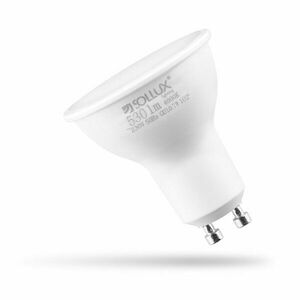 Semleges fehér LED izzó GU10, 7 W – Sollux kép
