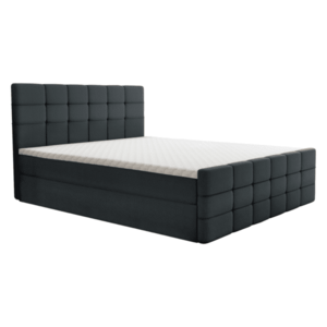 Boxspring ágy, 140x200, szürke, BEST kép