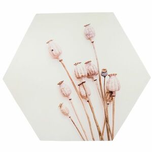 Fali dekoráció POPPY WOOD Ø 58 cm kép