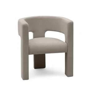 Bézs-szürke design fotel ALPAH LOOP kép