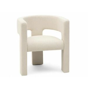 Világos bézs design fotel ALPAH LOOP kép
