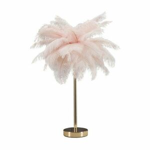 Rózsaszín-aranyszínű asztali lámpa (magasság 55 cm) Palm Pink – Mauro Ferretti kép