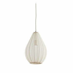 Bézs függőlámpa textil búrával ø 28 cm Itela – Light & Living kép