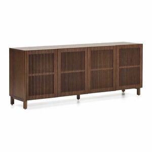 Sötétbarna komód diófa dekorral 181x71, 5x42, 5 cm Beyla – Kave Home kép