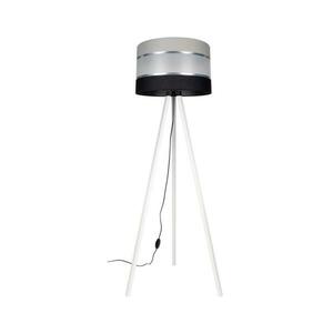Állólámpa CORAL 1xE27/60W/230V fehér/fekete/szürke/króm AS0465+BE0788 kép
