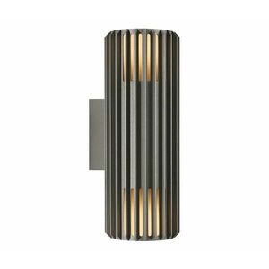 Nordlux - Kültéri fali lámpa ALUDRA 2xE27/15W/230V IP54 antracit 2418121250 kép