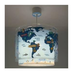 Dalber 40672 - WORLD gyerekszoba csillár 1xE27/15W/230V kék 40672M kép