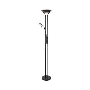 BRILAGI - Fényerőszabályozható állólámpa SCARLETT 1xR7s/230W/230V + 1xG9/40W fekete 63057 kép