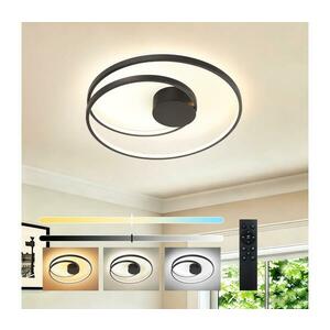 BRILAGI- LED dimmelhető mennyezeti lámpa TWISTER LED/48W/230V Ø 50 cm fekete +távirányító BRI488 kép