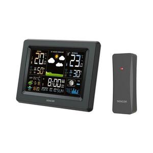 Sencor - Meteo állomás színes LCD kijelzővel 3xAA + 2xAA fekete 52000382 kép