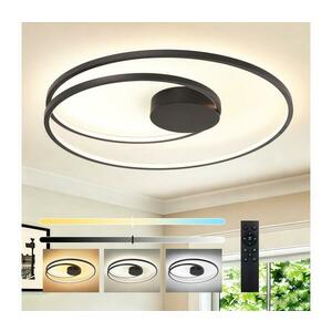 BRILAGI - LED dimmelhető mennyezeti lámpa TWISTER LED/105W/230V átm. 100 cm fekete + távirányító BRI492 kép