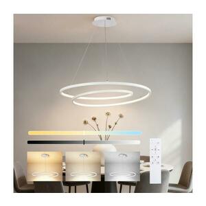 BRILAGI-LED Fényerőszabályozható kábeles csillár TWISTER LED/105W/230V, átmérő 100 cm, fehér + távirányítóval BRI481 kép