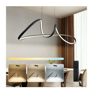 BRILAGI-LED Dimmelhető TWISTER kábeles LED/60W/230V 3000-6000K fekete + távirányító BRI485 kép