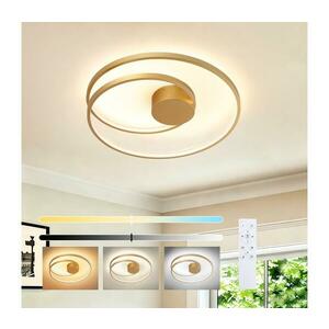 BRILAGI- dimmelhető LED mennyezeti lámpa TWISTER LED/48W/230V átm. 50 cm arany +távirányító BRI494 kép