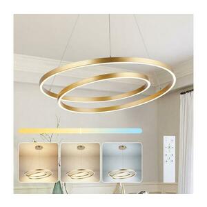 BRILAGI-LED Dimmelhető kábeles függeszték TWISTER LED/75W/230V Ø 70 cm arany +távirányító BRI483 kép