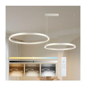 BRILAGI - PORTOFINO kábeles, fényerőszabályozható LED csillár LED/98W/230V ezüst + távirányító BRI517 kép