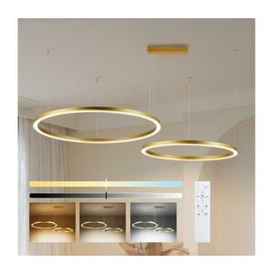 BRILAGI - PORTOFINO LED fényerőszabályozható csillár kábellel LED/98W/230V arany + távirányító BRI518 kép