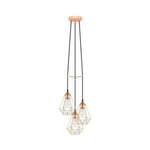 Eglo 78276 - BYRON kábelre szerelt függőlámpa 3xE27/60W/230V, rézszínű 78276 kép