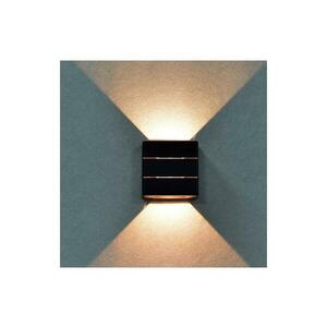 08520L - LUXLINE LED kültéri fali lámpatest, 6 W, 230 V, 3000 K, IP54, fekete 08520L kép