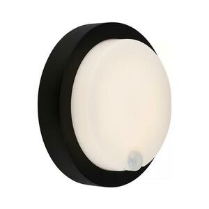 Brilo - LED újratölthető kültéri fali lámpa érzékelővel LED/4W/5V 4400 mAh IP44 fekete 3765015 kép