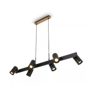 Briloner 4059065 - ERA kábeles csillár 6xGU10/10W/230V fekete 4059065 kép