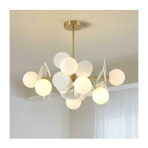 BRILAGI - BALMO rúdfüggeszték 8xG9/9W/230V, Ø 60 cm, arany/fehér BRI459 kép
