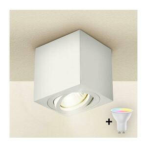 Brilagi - LED RGBW dimmelhető spotlámpa MIA 1xGU10/4, 8W/230V 84x80 mm fehér BG0595+AI2382 kép