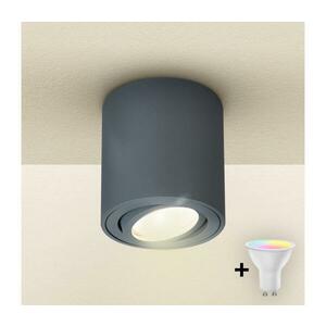 BRILAGI - LED RGBW dimmelhető spotlámpa MIA 1xGU10/4, 8W/230V 84x80 mm antracit BG1032+AI2382 kép