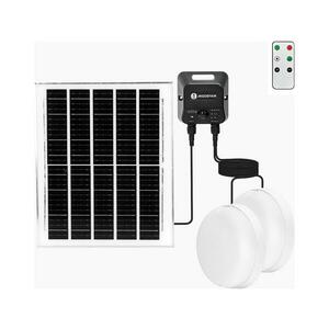 B.V. - 2 darabos készlet: LED napelemes mennyezeti lámpa LED/3, 7V 12000 mAh IP65 + távirányító B1020135L kép