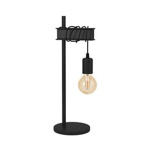Eglo 43714 - Asztali lámpa TOWNSHEND 1xE27/10W/230V fekete 43714 kép