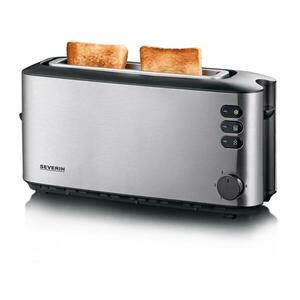 Severin AT 2515 - Két szeletes kenyérpirító, 1000 W/230 V, rozsdamentes acél/fekete AT 2515 kép
