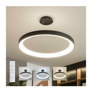 BRILAGI - Dimmelhető LED csillár FALCON II LED/108W/230V 3000-6500K átm. 80 cm fekete + távirányító BRCD2668-800/CR kép
