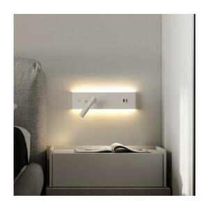BRILAGI-LED NOCTIS fali spotlámpa USB-porttal LED/3W/230V+LED/9W fehér BRI300 kép