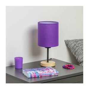BRILAGI - Asztali lámpa NUBILA WOOD 1xE27/25W/230V tölgy/lila BG1567+BG1580 kép