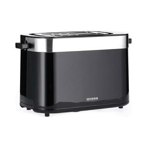 Severin AT 9264 - Kétlyukas kenyérpirító, 800W/230V, rozsdamentes acél/fekete AT 9264 kép