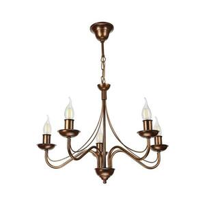 ANTON láncos csillár 5xE14/15W/230V, bronz LM-5.294/BRĄZ kép