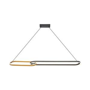 Zuma Line P241145502A - RAVON kábelre függesztett LED csillár, 2xLED/40W/230V, fekete/arany P241145502A kép